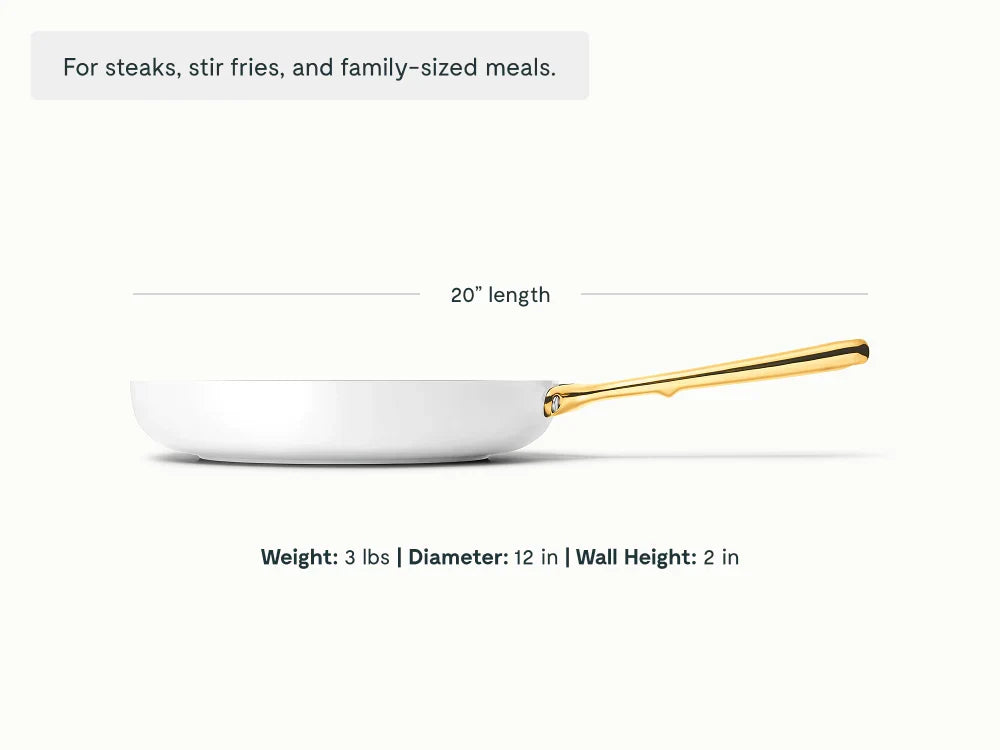 Fry Pan Trio with Glass Lids