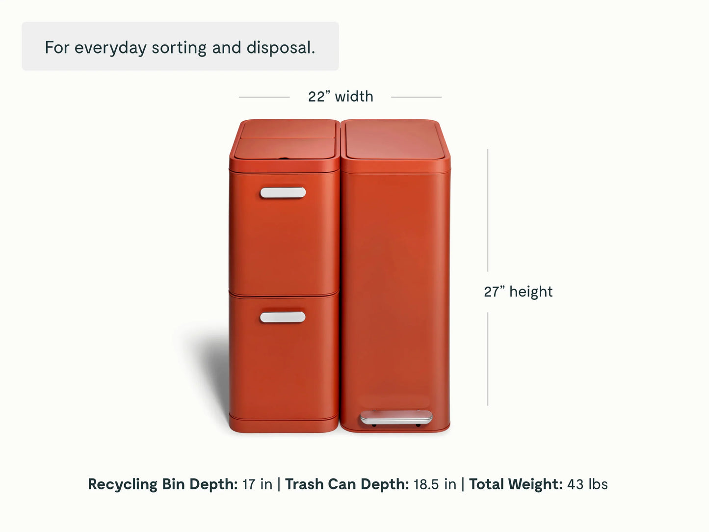 Trash & Recycling Duo (Slim)