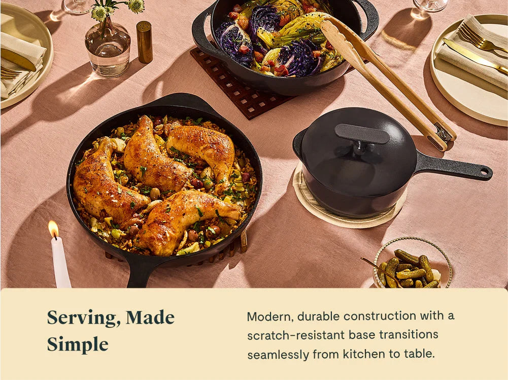 Deluxe Enameled Cast Iron Set