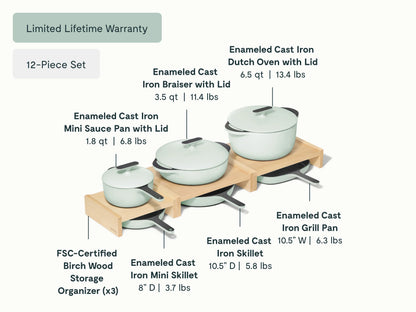 Enameled Cast Iron & Minis Set