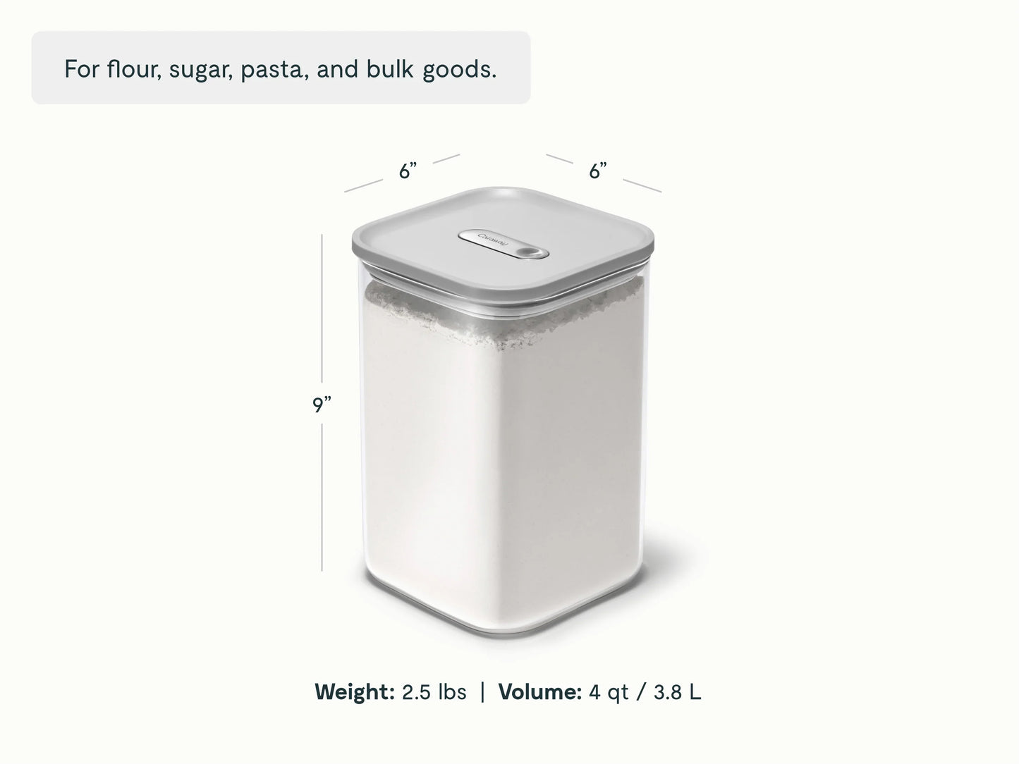 Large Glass Airtight Container