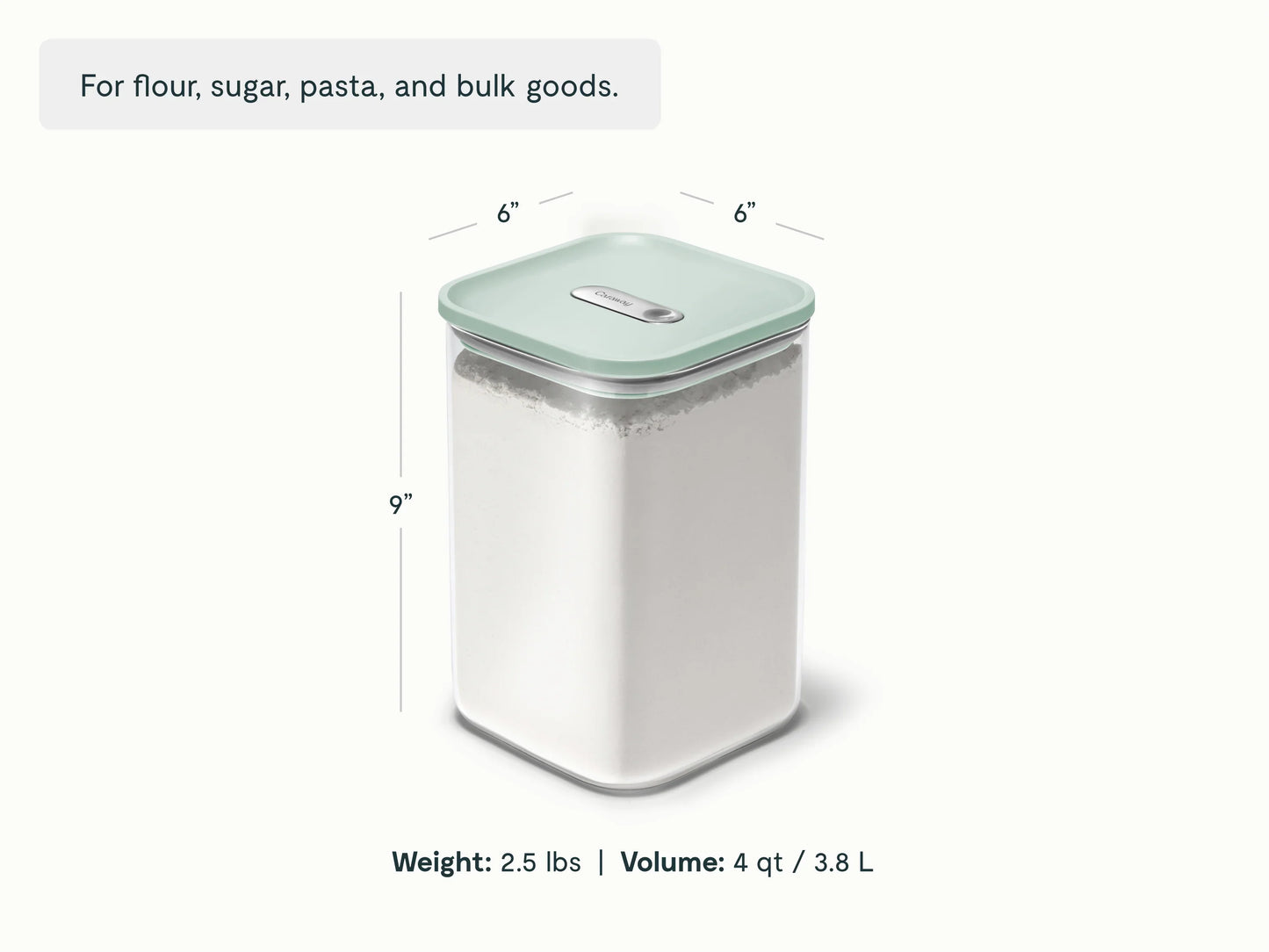 Large Glass Airtight Container