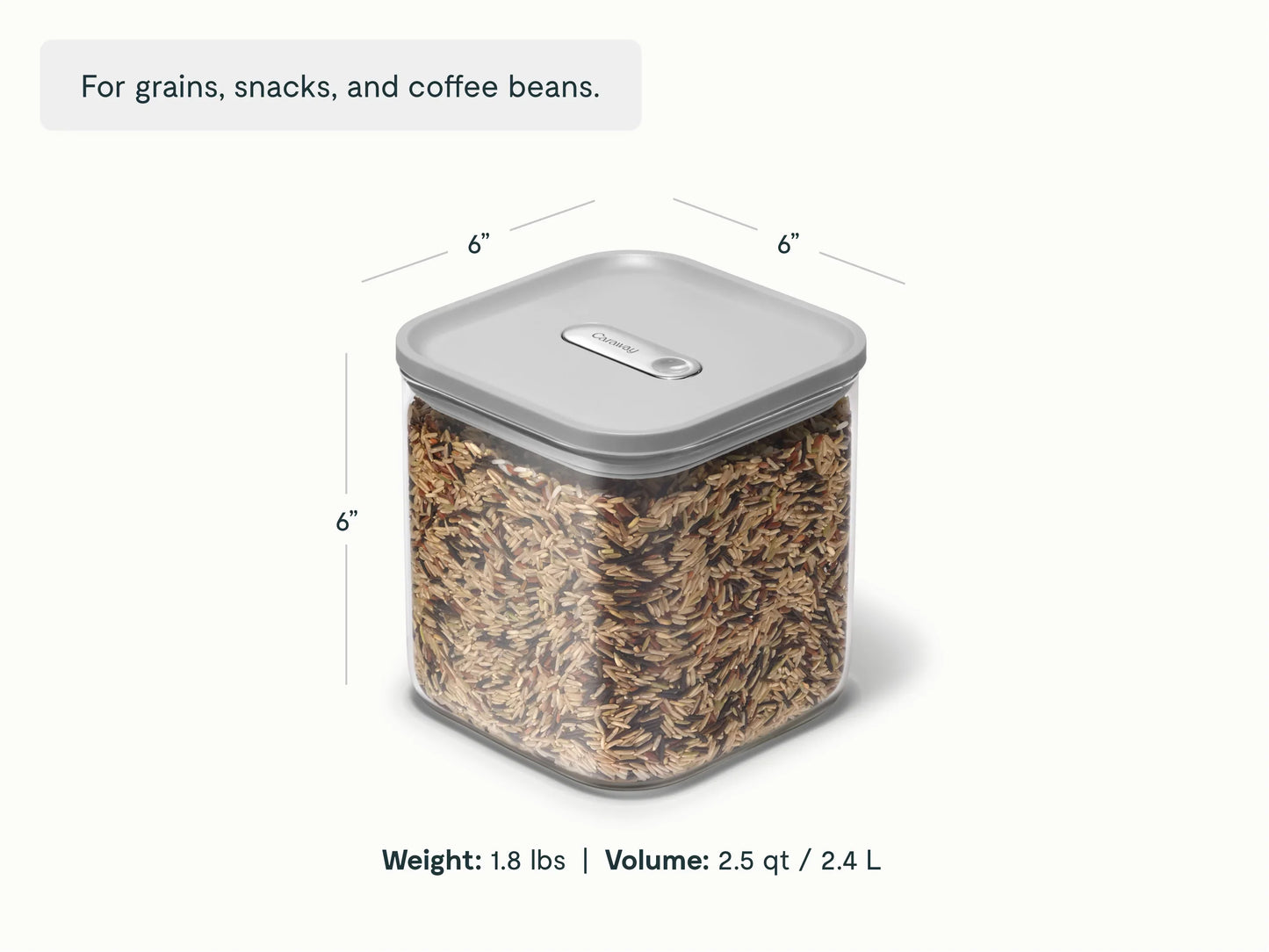 Medium Glass Airtight Container 4-pack