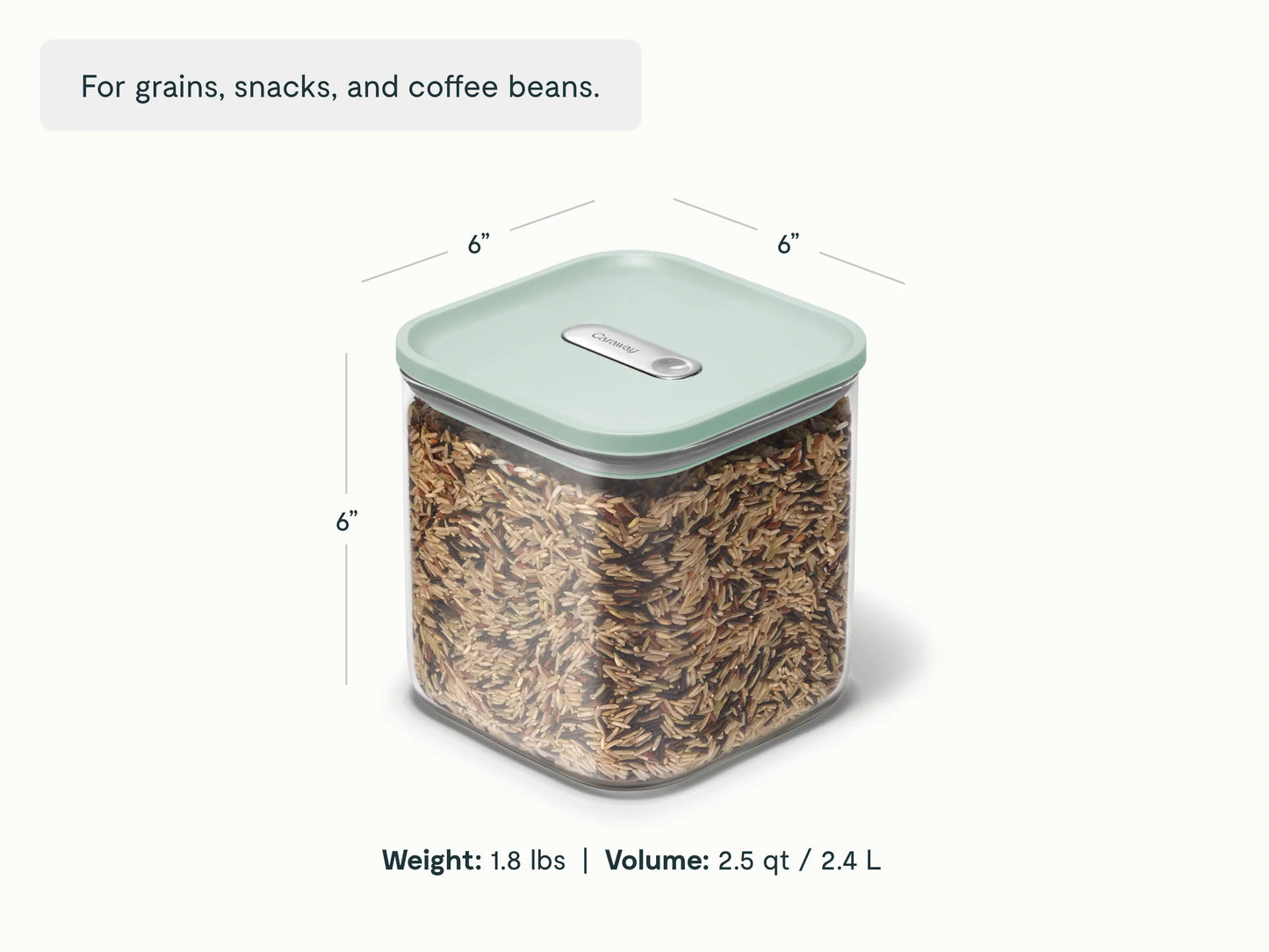 Medium Glass Airtight Container