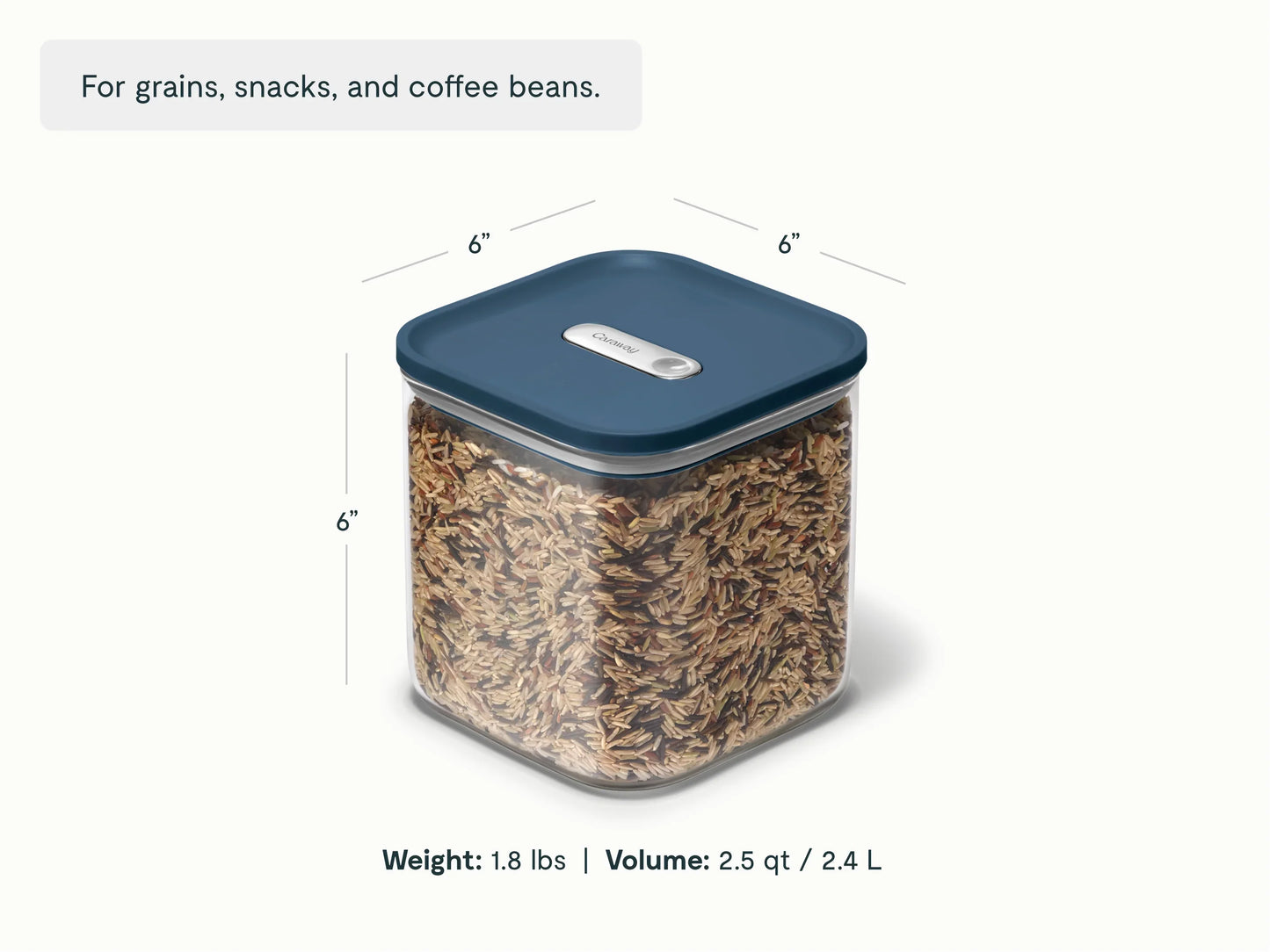 Medium Glass Airtight Container 4-pack