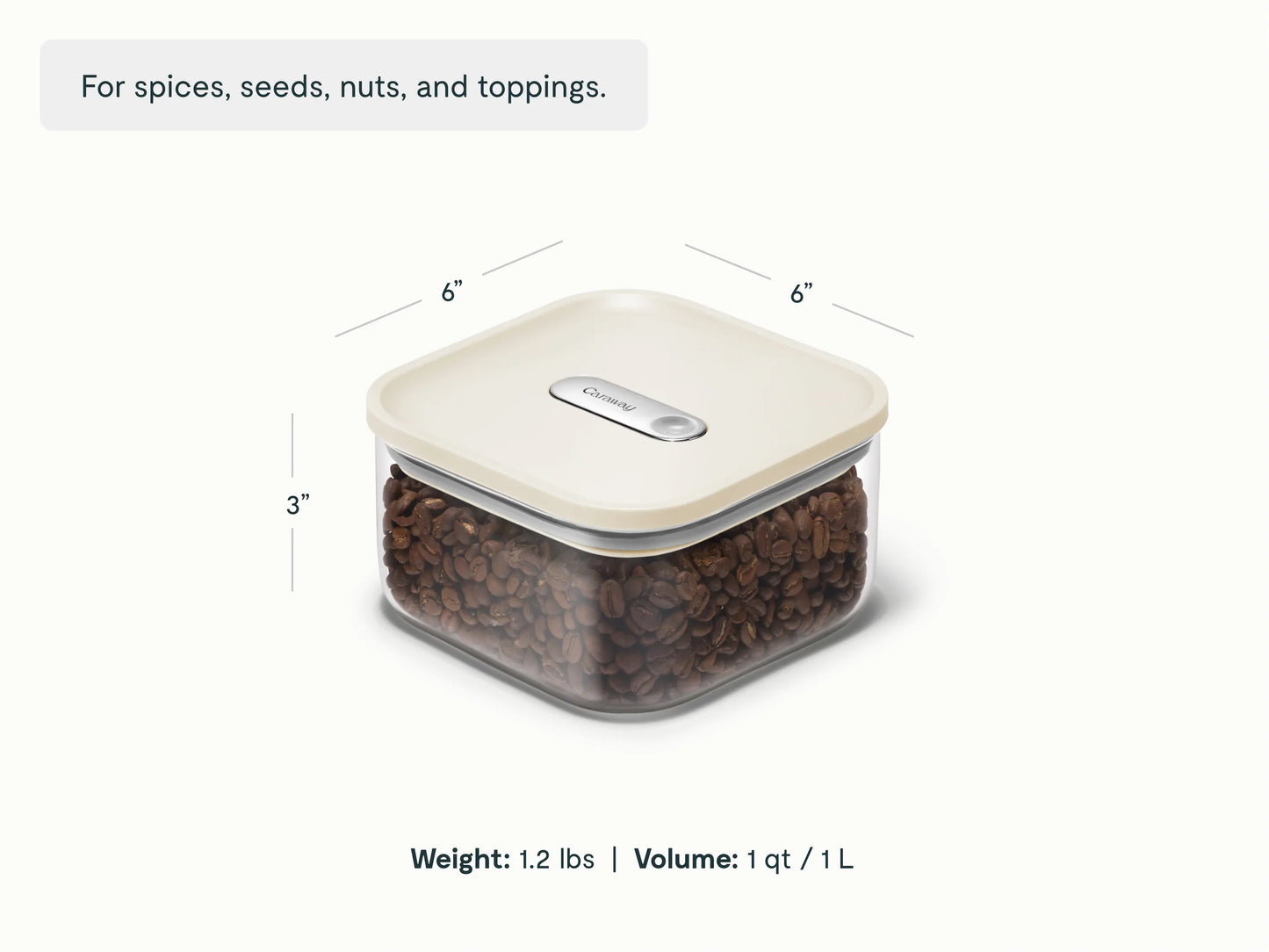 Small Glass Airtight Container Duo