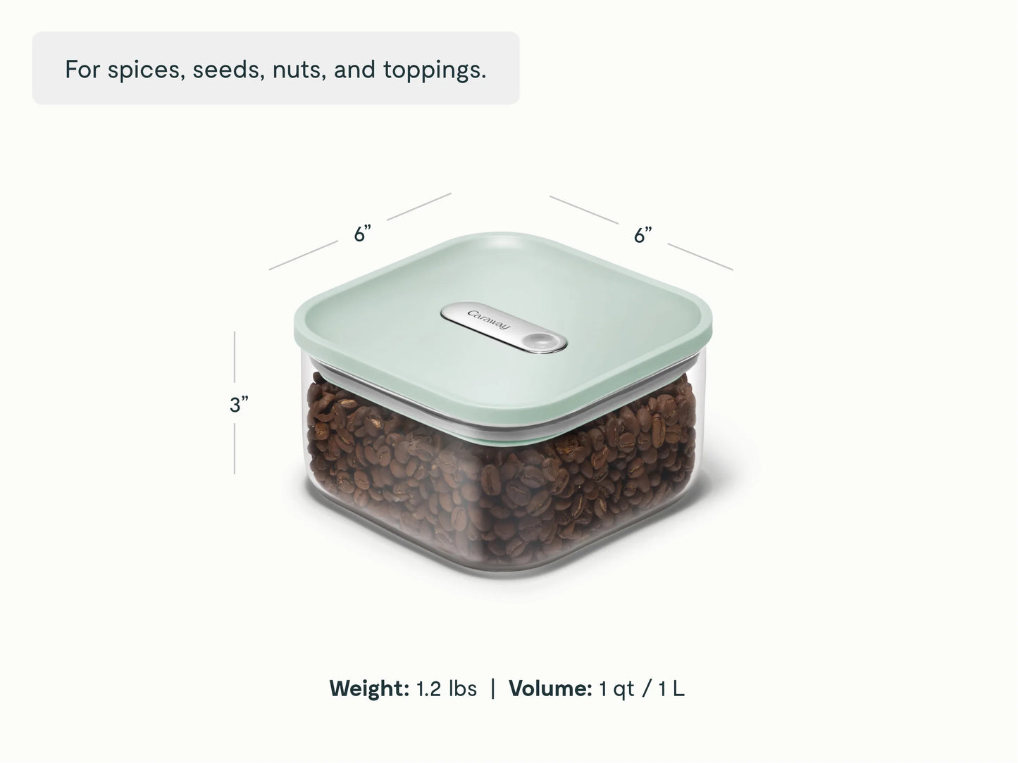Small Glass Airtight Container