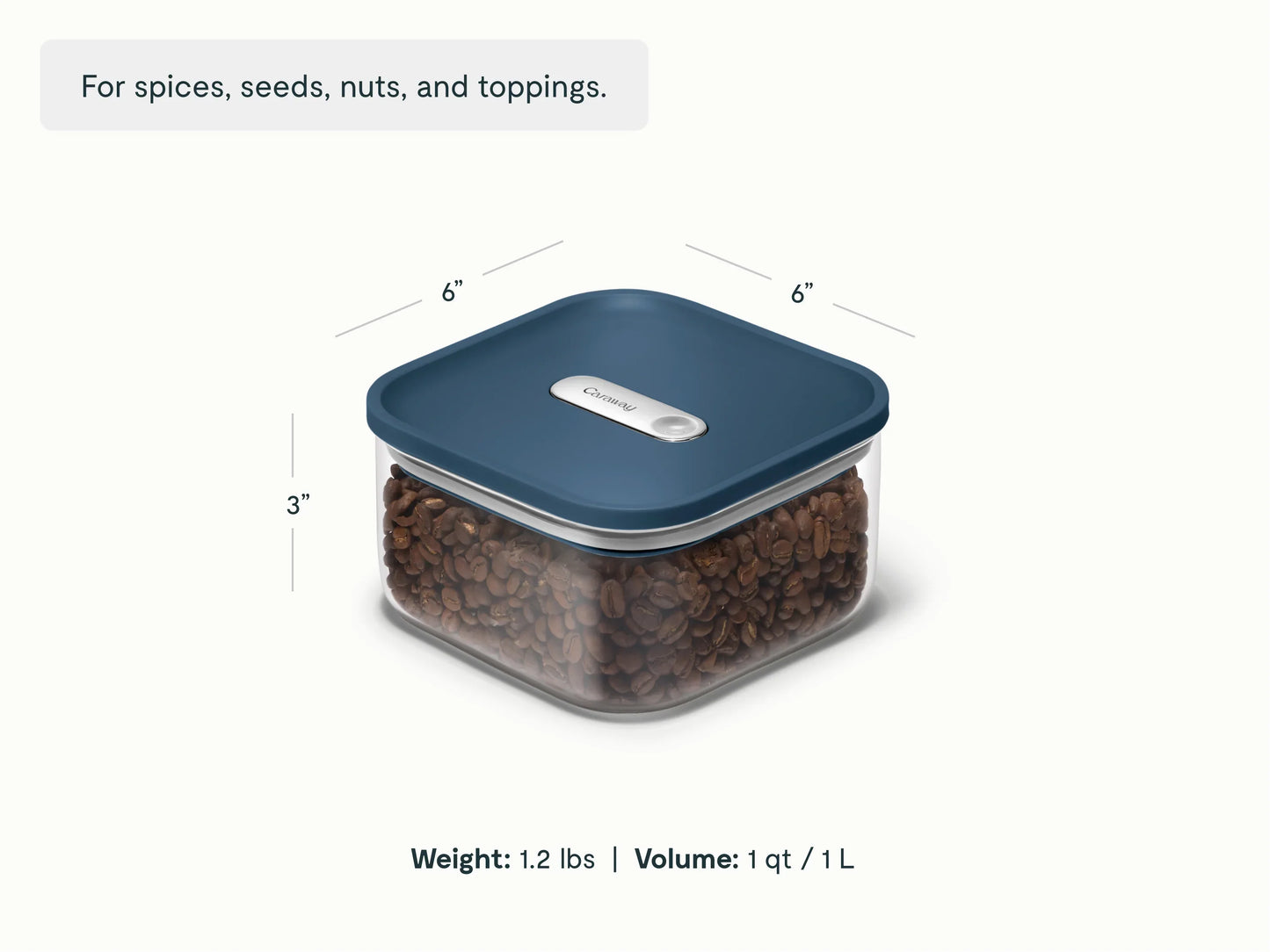 Small Glass Airtight Container Duo