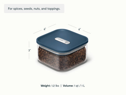 Small Glass Airtight Container Duo