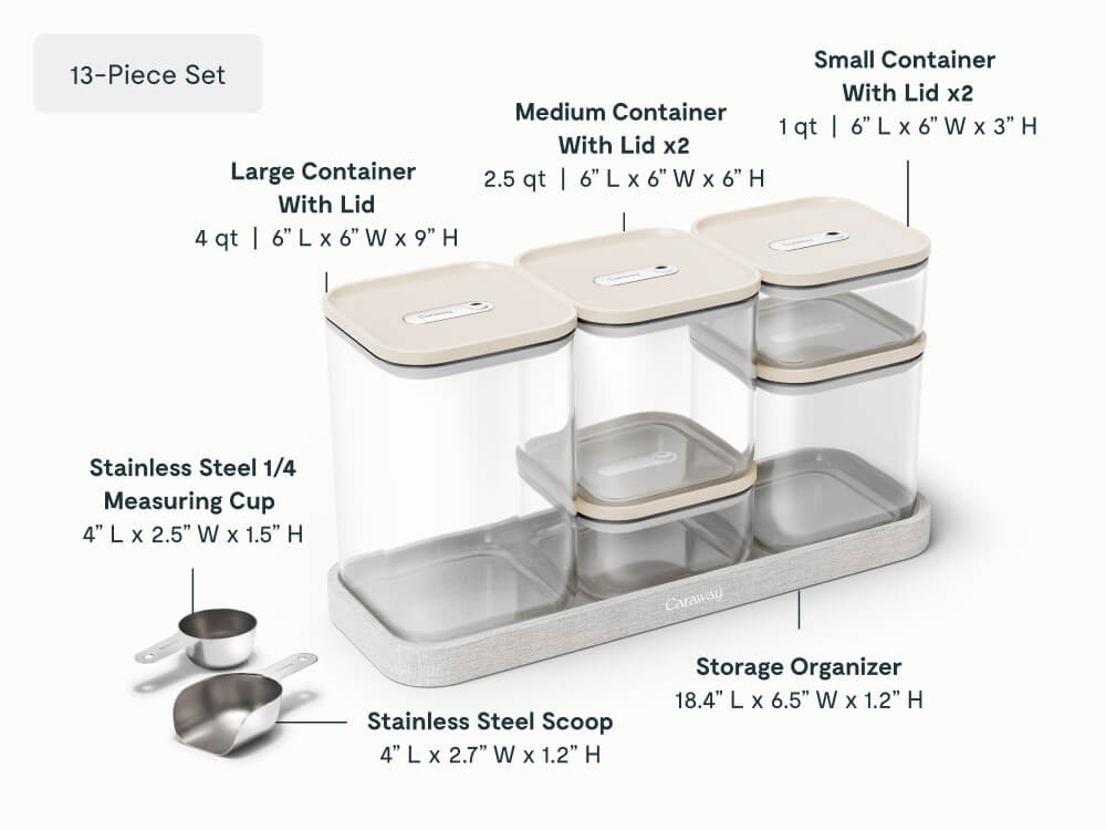 13-pc Glass Airtight Container Set