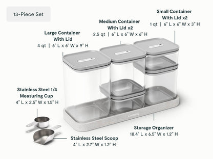 13-pc Glass Airtight Container Set