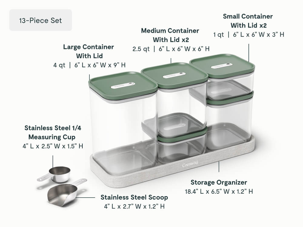 13-pc Glass Airtight Container Set
