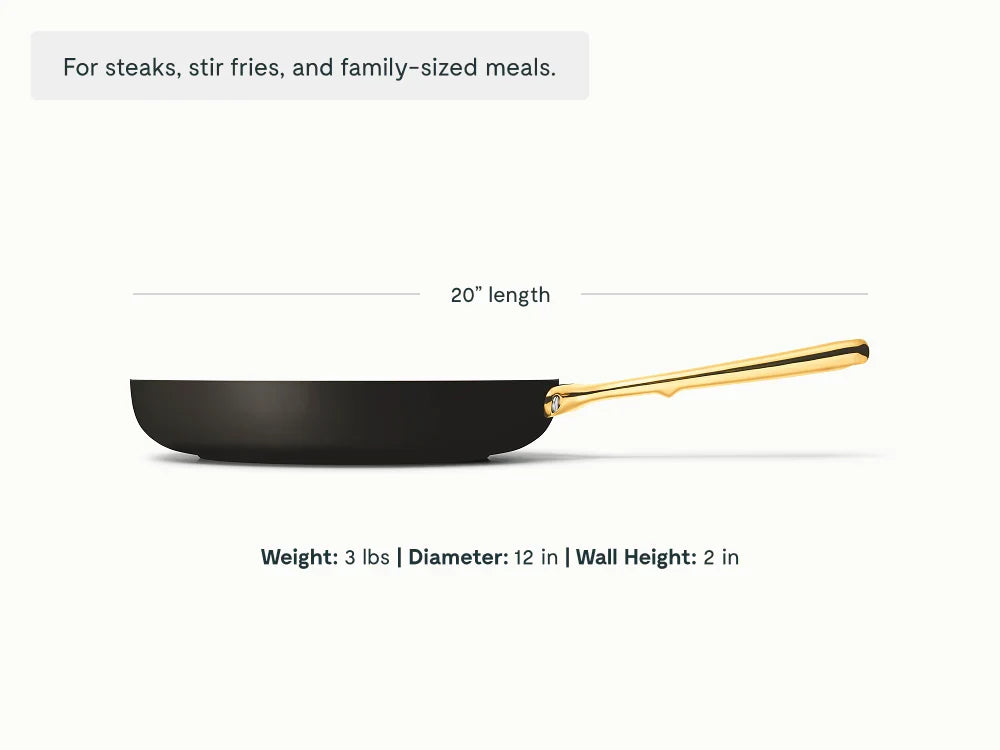 Fry Pan Trio with Glass Lids