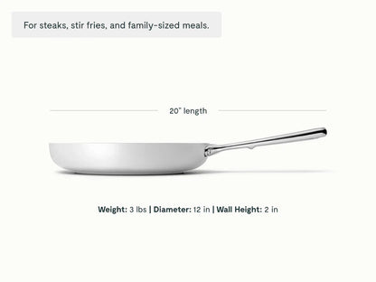 Fry Pan Trio with Glass Lids