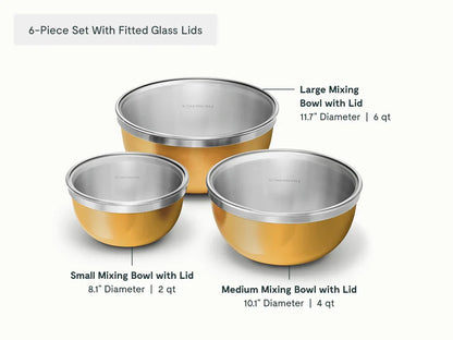 Mixing Bowl & Strainer Set