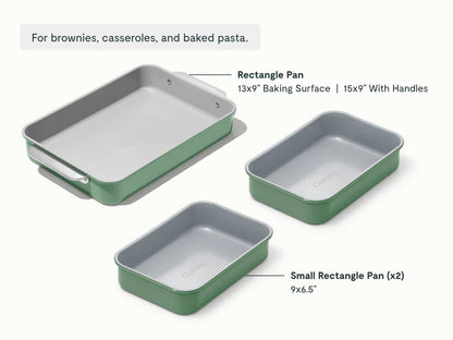 Rectangle Pan Trio