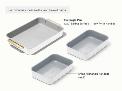 Rectangle Pan Trio
