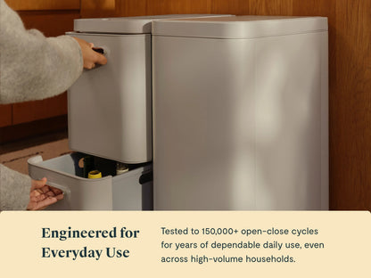 45L 2-Drawer Recycling Bin