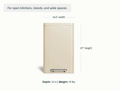 45L Rectangular Step Trash Can