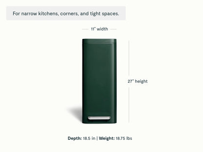 45L Slim Step Trash Can