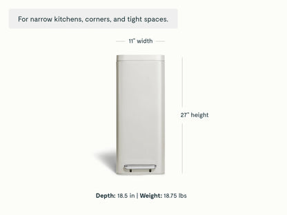 45L Slim Step Trash Can