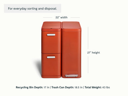 Trash & Recycling Duo (Slim)