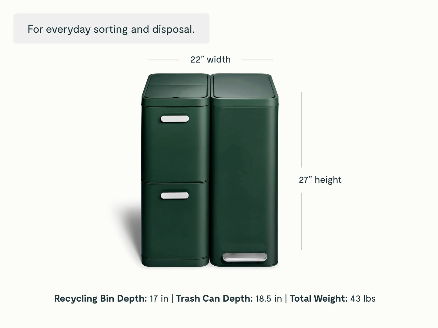 Trash & Recycling Duo (Slim)