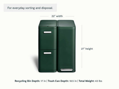 Trash & Recycling Duo (Slim)